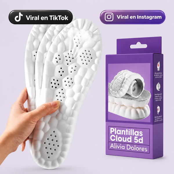 Plantillas Cloud-Comfy 5D | Elimina el dolor plantar para siempre